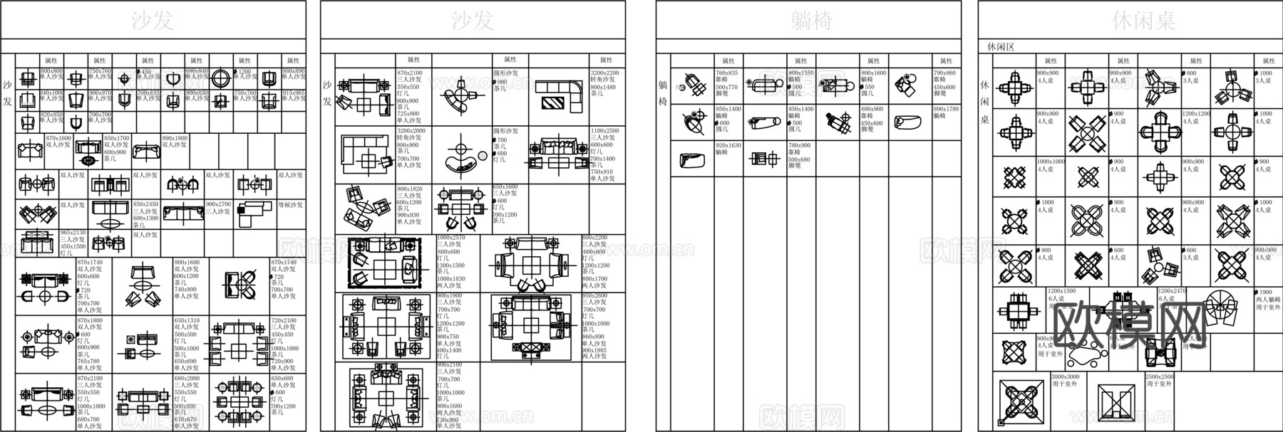 商业空间工装系列综合CAD图库cad施工图