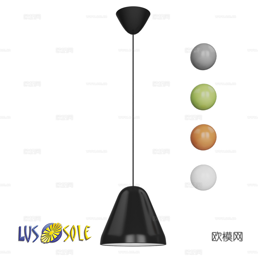 OM 吊灯 Lussole LSP-7311, LSP-733d模型下载