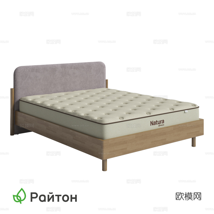 林荫床3d模型下载