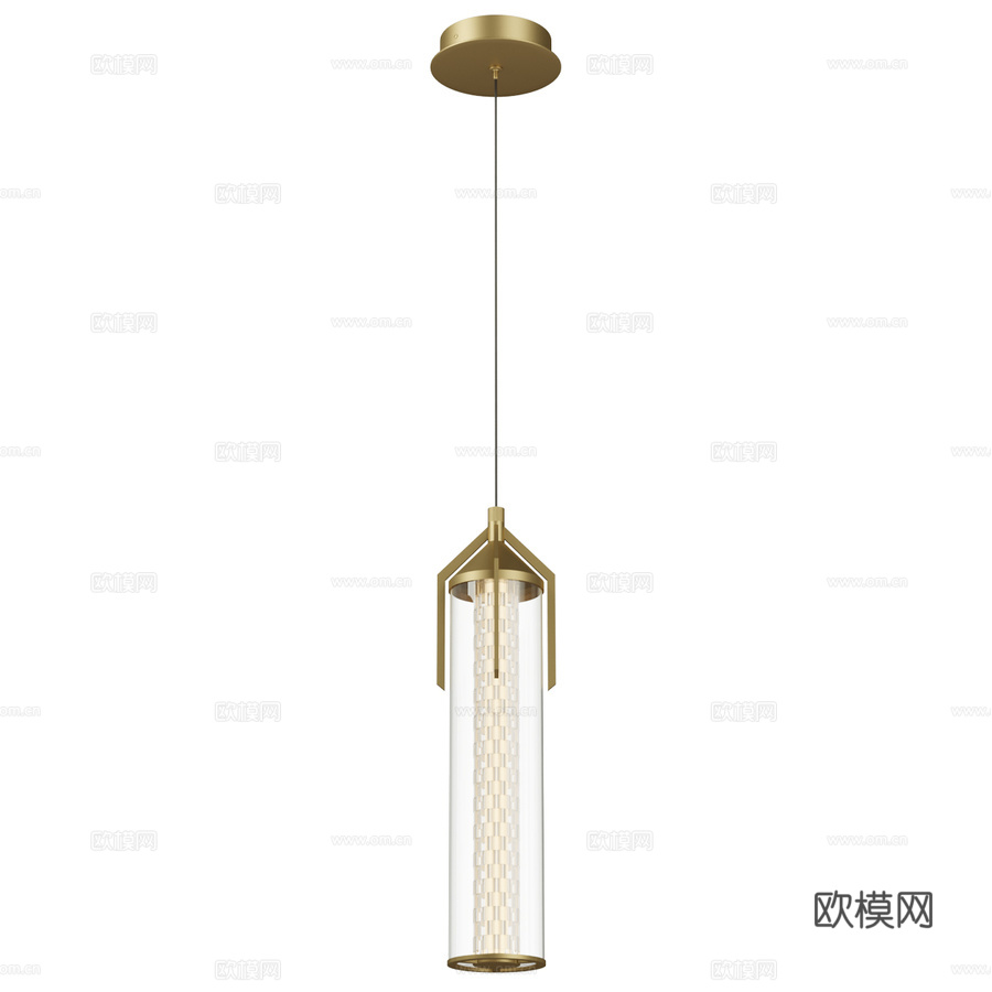 欧法赛吊灯 QN-ESPADA-1P-BG3d模型下载