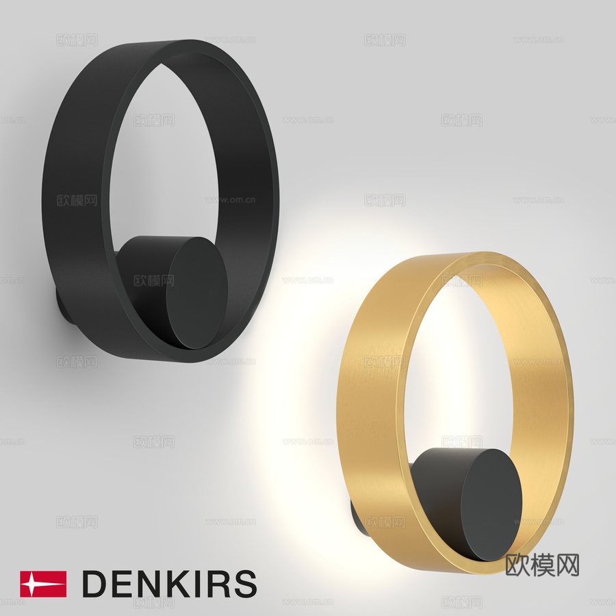 壁灯 ORBIT DK5060 -BK+SG3d模型下载