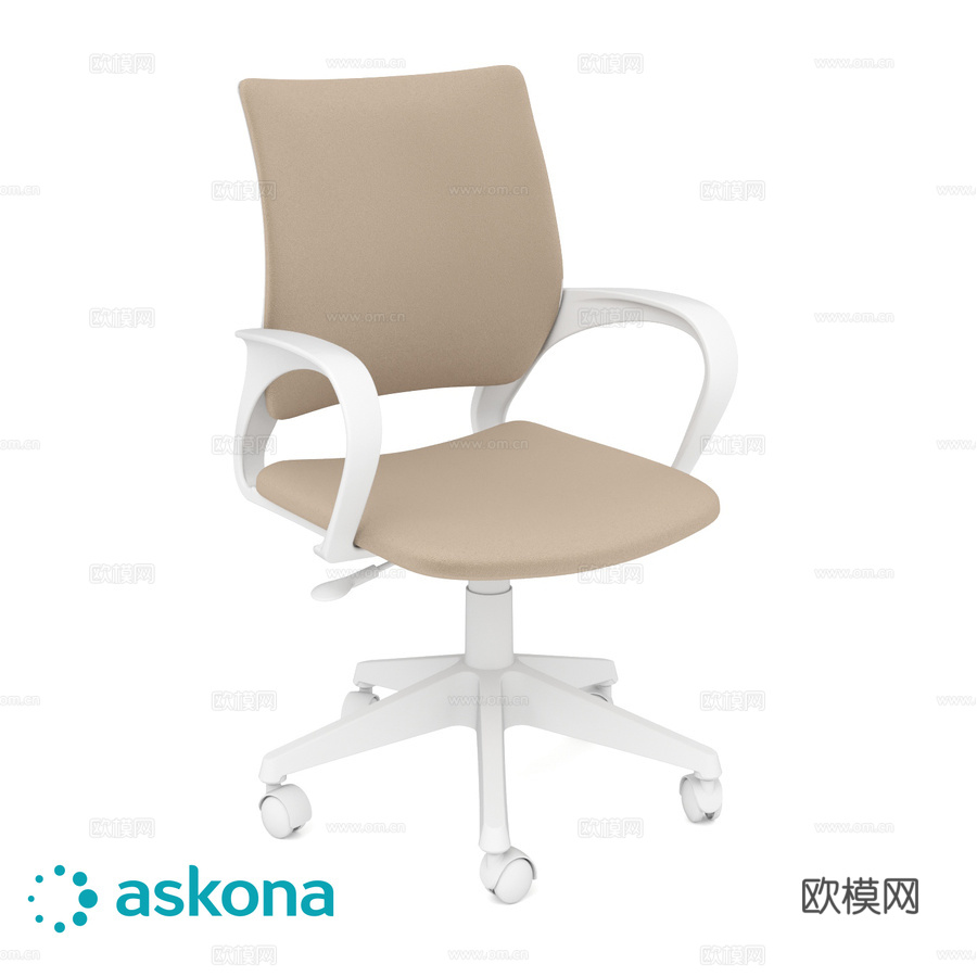 办公椅珊瑚3d模型下载