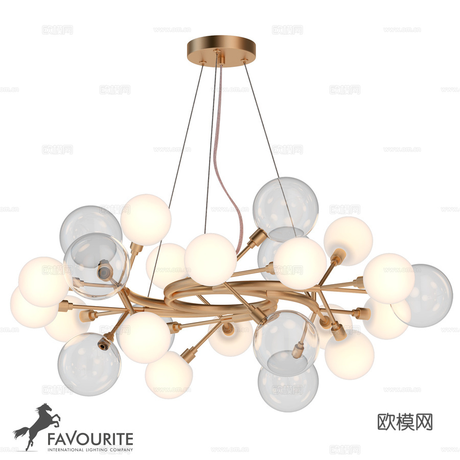 吊灯最爱 2515-15P3d模型下载