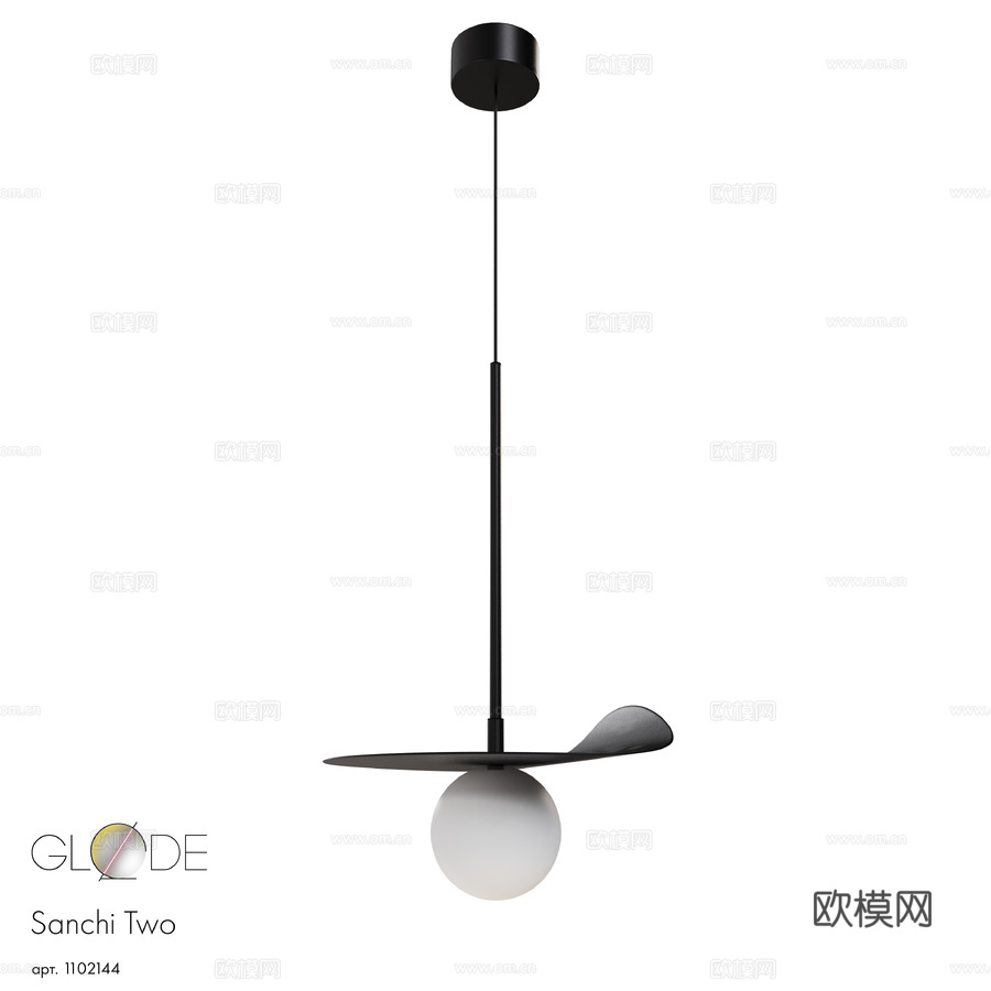 GLODE桑奇双灯3d模型下载