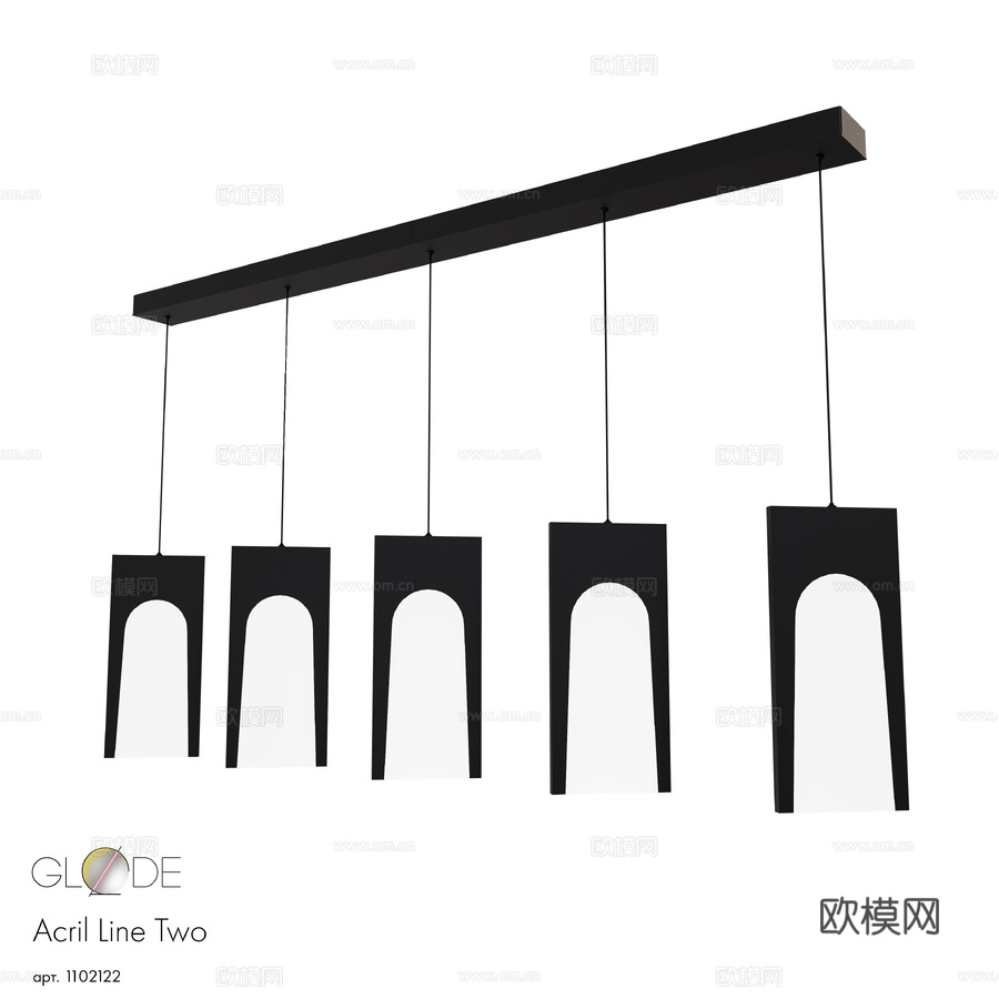 GLODE Acril Line双灯3d模型下载