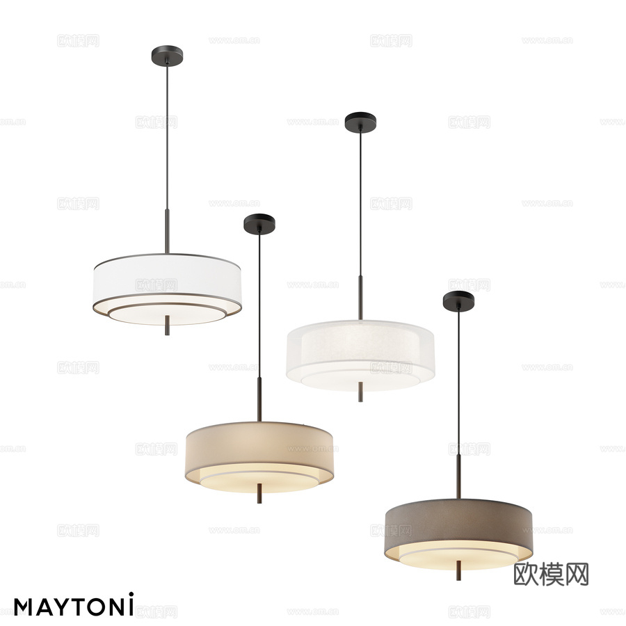 吊灯Bergamo3d模型下载