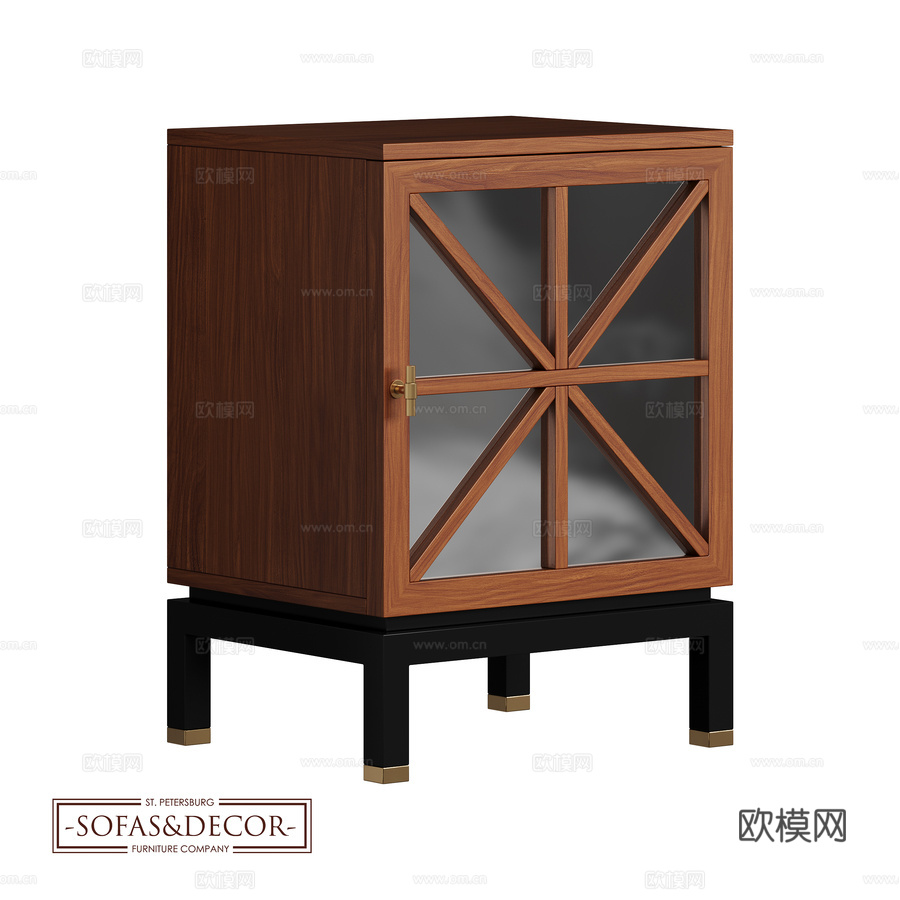 沙发&amp;装饰床头柜 穆热 (art. 1153)3d模型下载