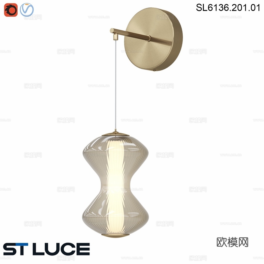 LED LED灯，金色，干邑色，LED，63d模型下载