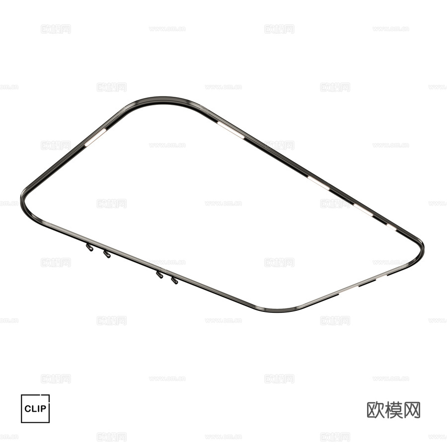 磁性母线矩形配置3d模型下载