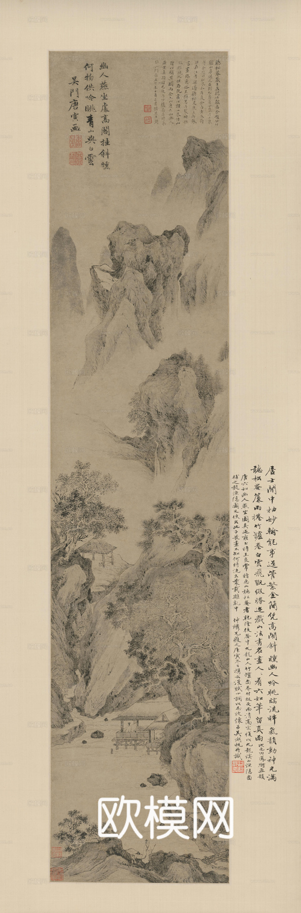 新中式中式挂画_新中式山水挂画_中式山水挂画贴图