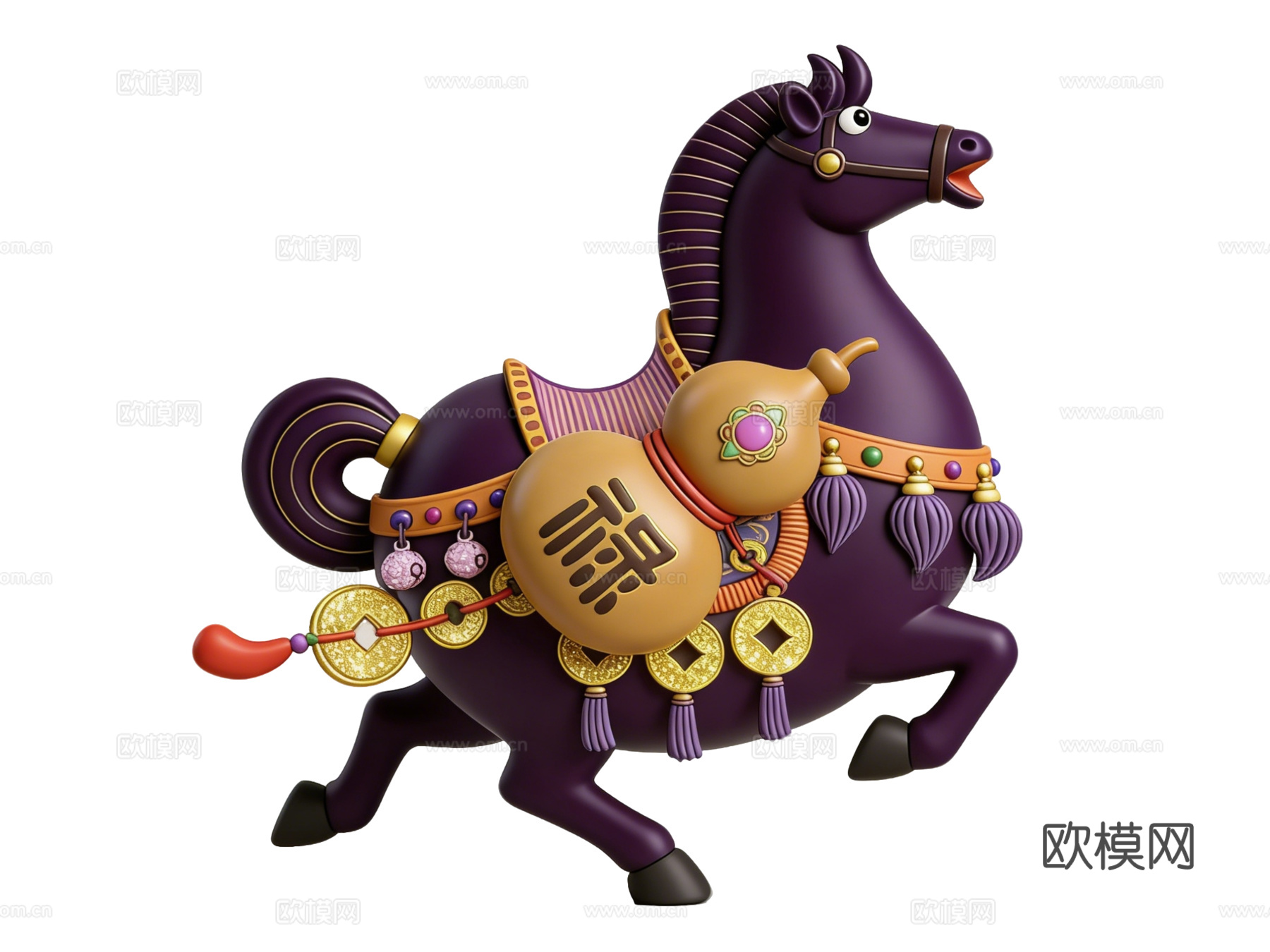 PS免抠马年手办 国潮手办 马年摆件 非遗传承活动 非遗手办下载