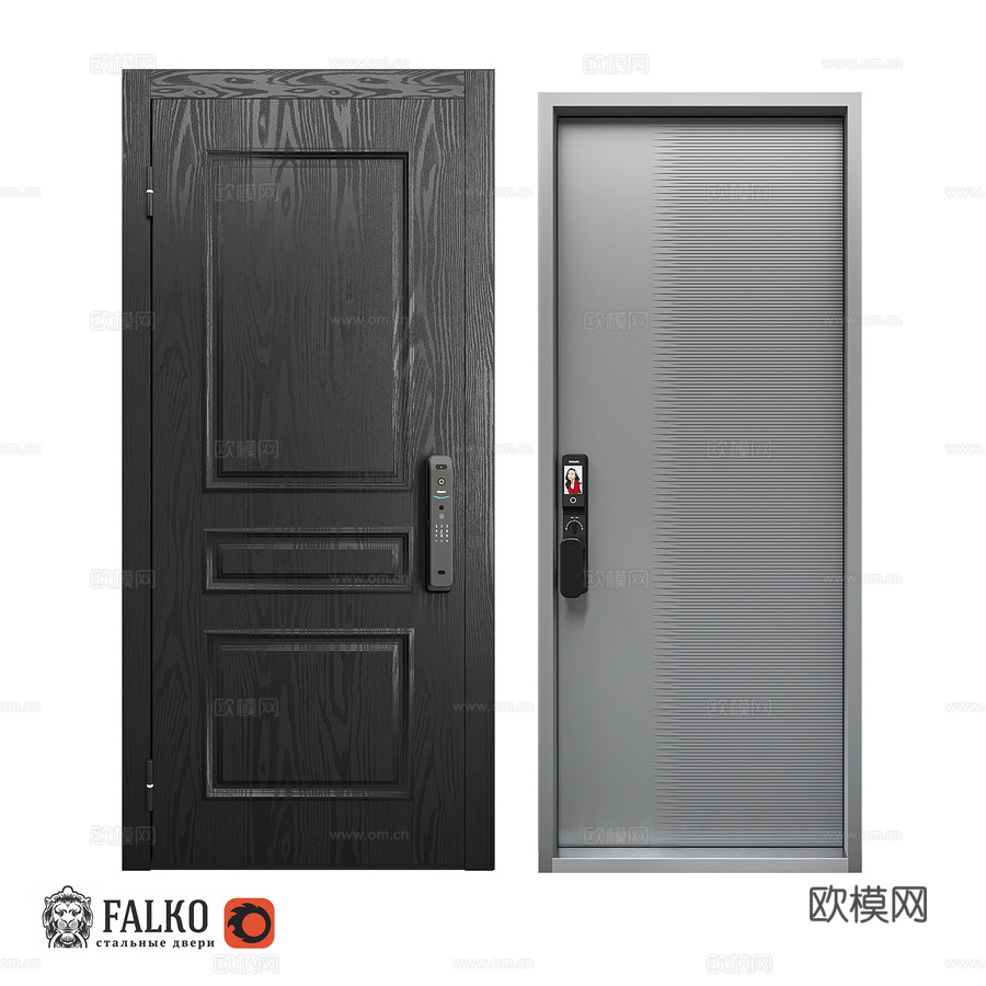 公寓门3d模型下载