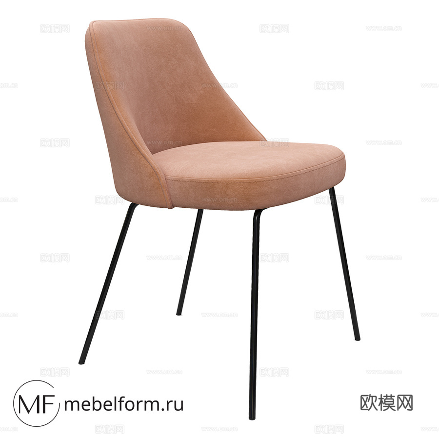 OM椅子蒙特利尔紧凑型3d模型下载