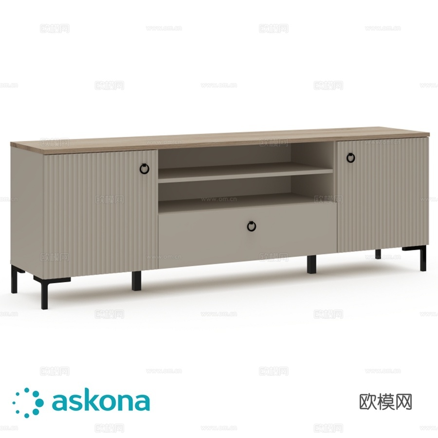 带抽屉双门柜 Zima（冬季）3d模型下载