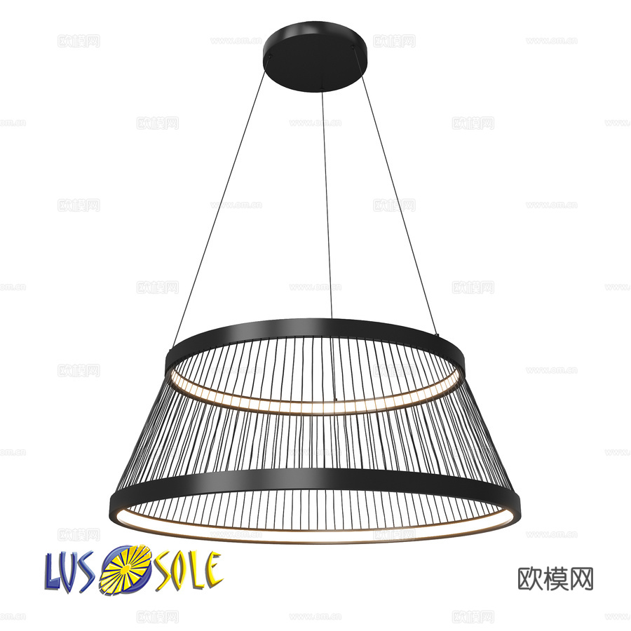 OM吊灯 Lussole LSP-73103d模型下载