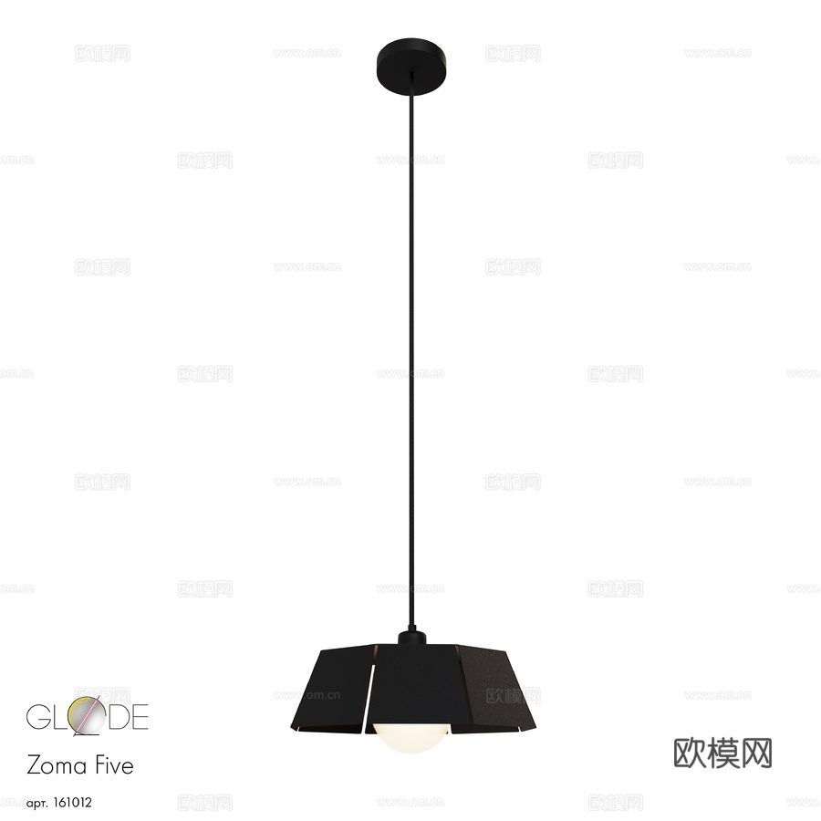 GLODE品牌佐玛五灯3d模型下载