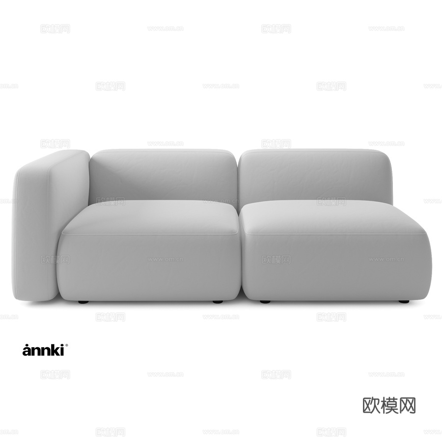 OM沙发plus by annki studio3d模型下载