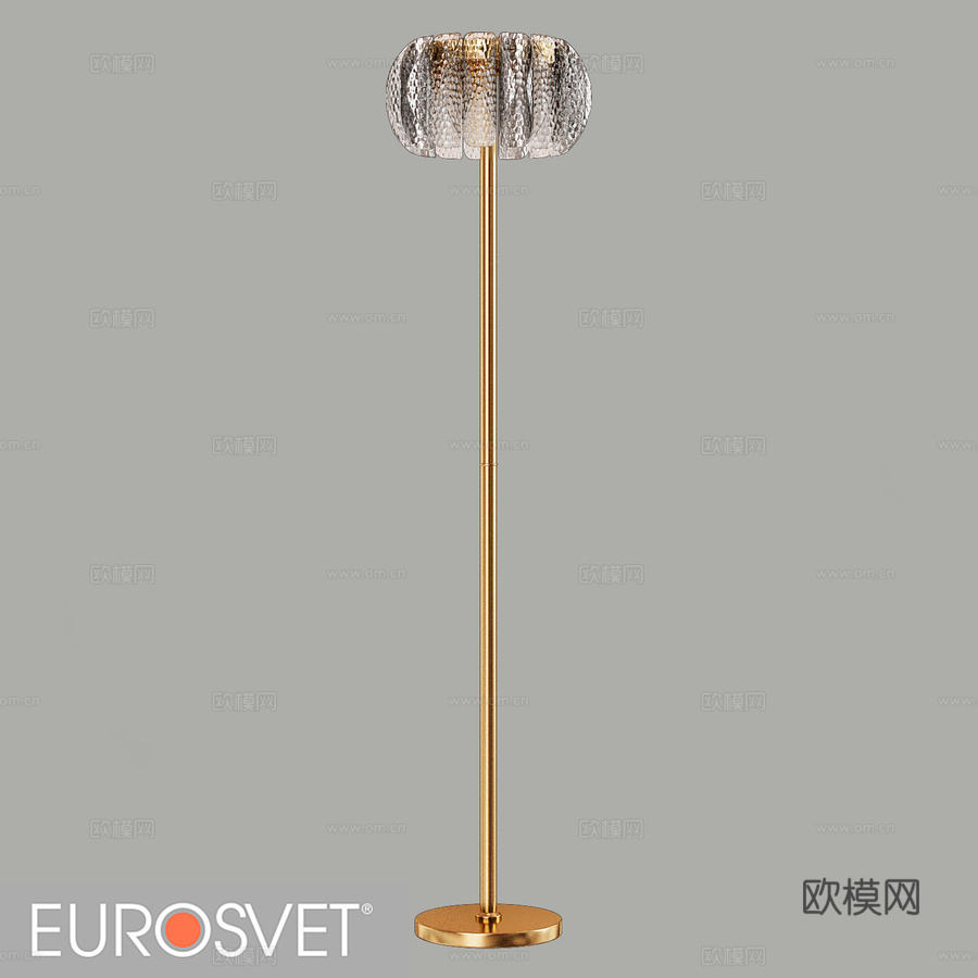OM落地灯配玻璃扩散器 Bogate s 011253d模型下载