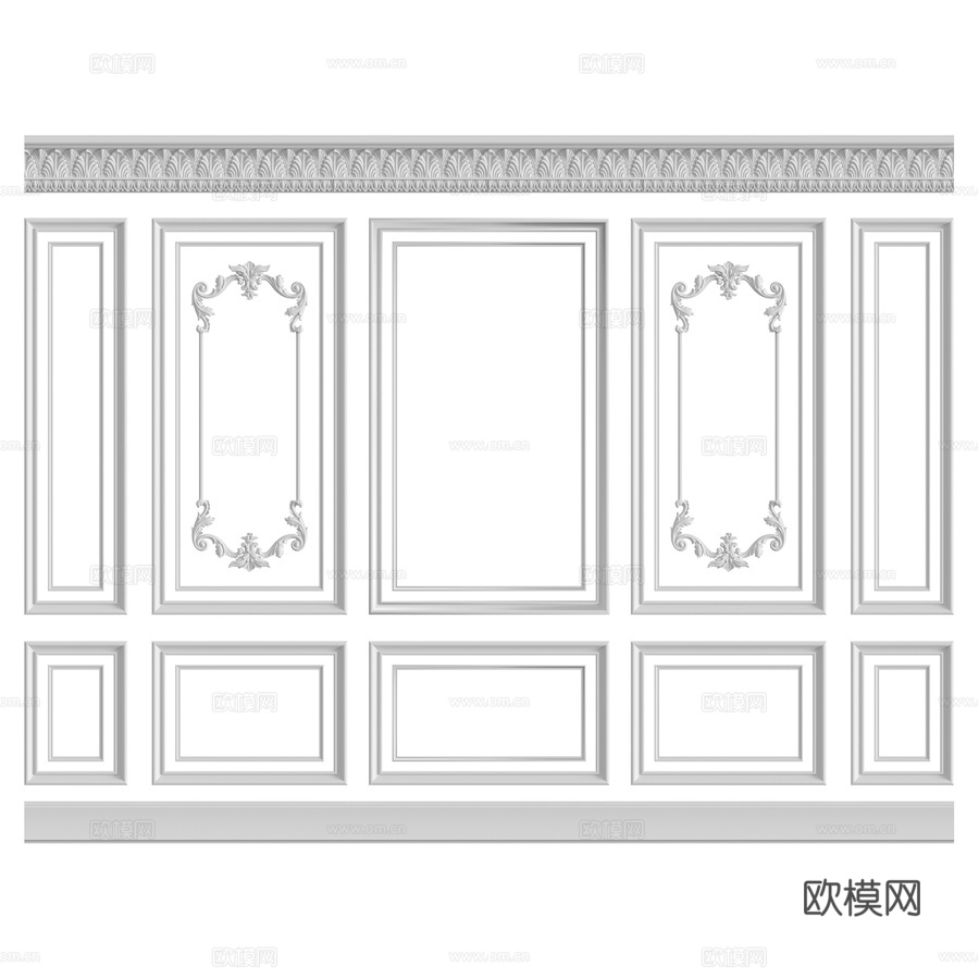 墙面装饰材料114号3d模型下载