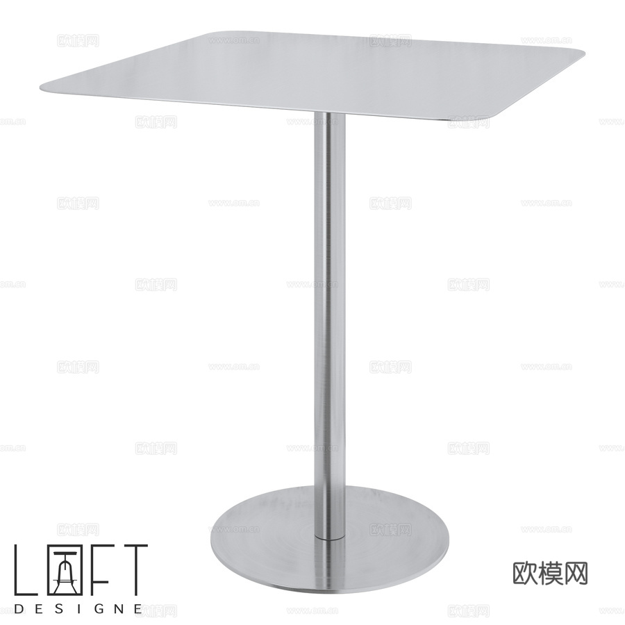 LoftDesigne 70115 型号餐桌3d模型下载