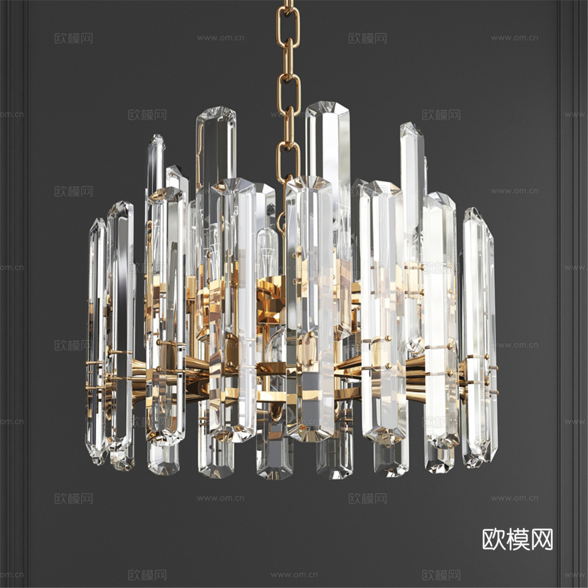 吊灯3d模型下载