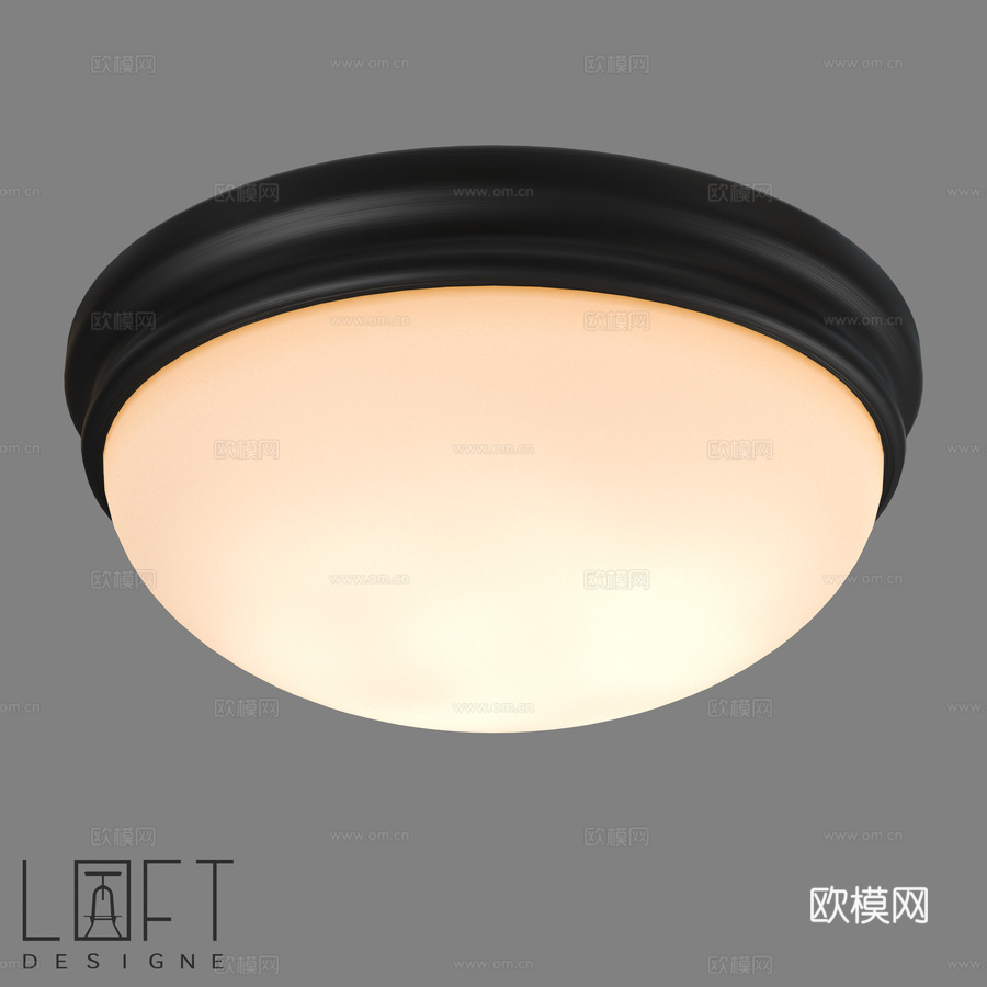 吊灯 LoftDesigne 1075 型号3d模型下载