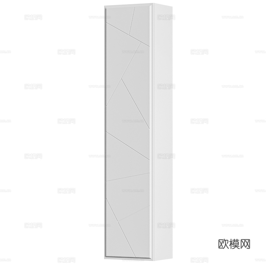 1.360005.WM PARIS 铅笔盒35，白色哑光（33d模型下载