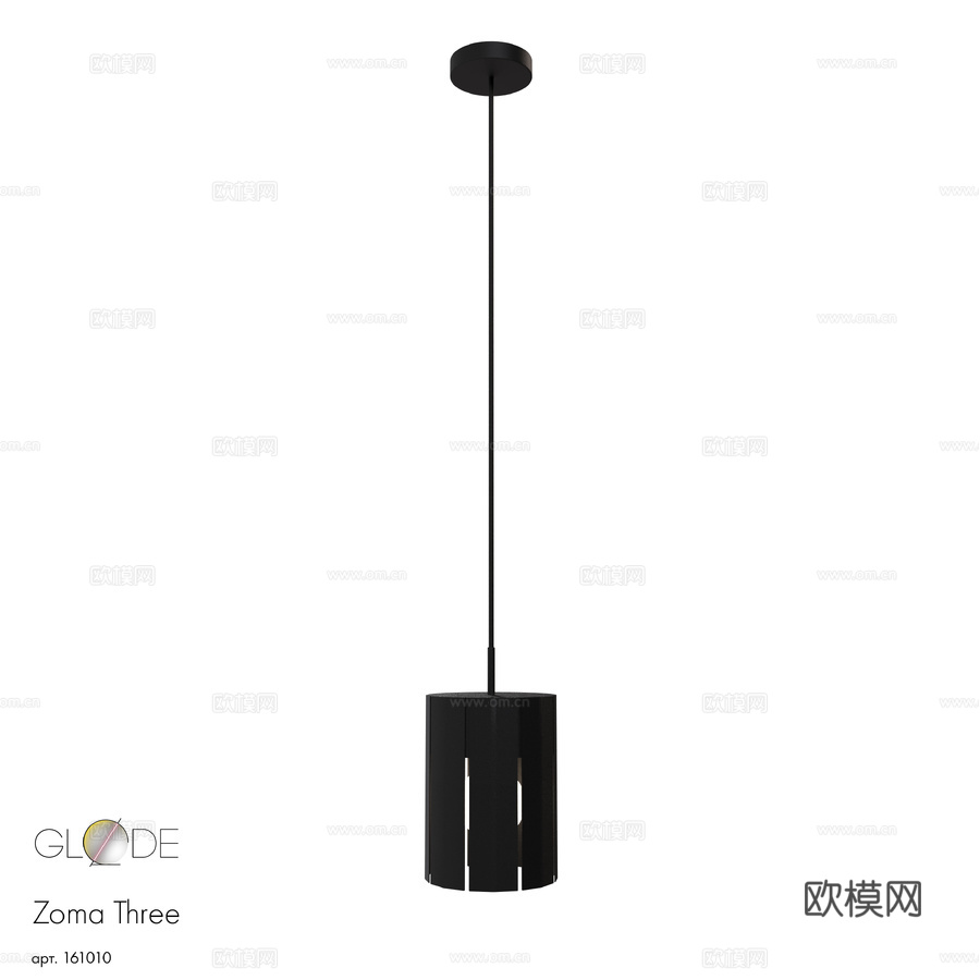 GLODE Zoma三灯吊灯3d模型下载