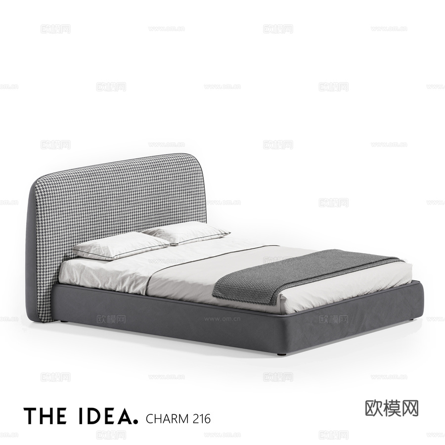 OM THE-IDEA 床 CHARM 2163d模型下载