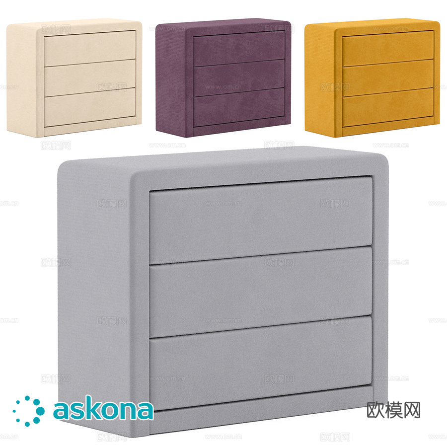 Orly抽屉柜3d模型下载