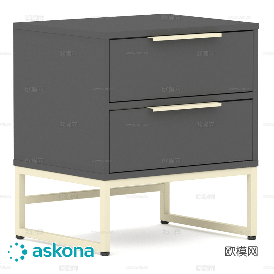 阿穆尔床头柜（丘比特）3d模型下载