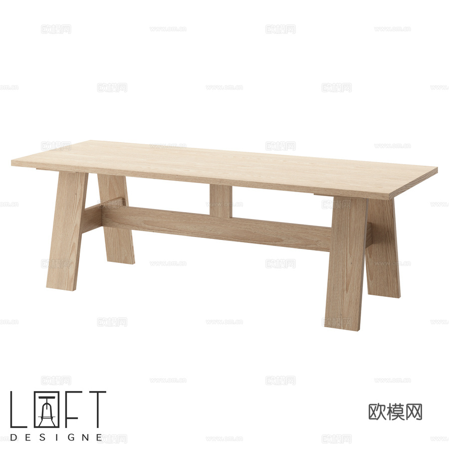 餐桌 LoftDesigne 60983 型号3d模型下载