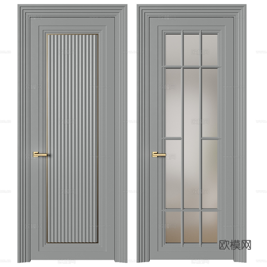 OM系列珐琅饰面Erte门板3d模型下载