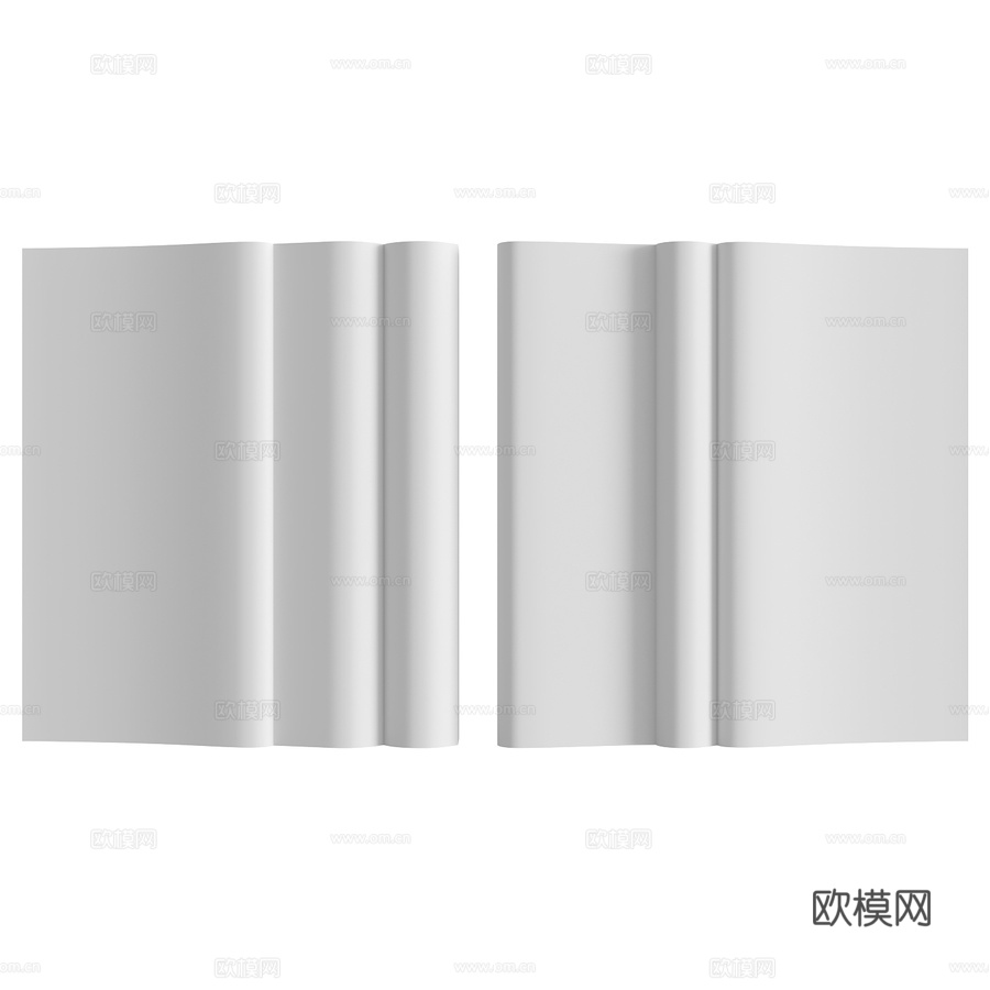 3D装饰板405号与406号3d模型下载