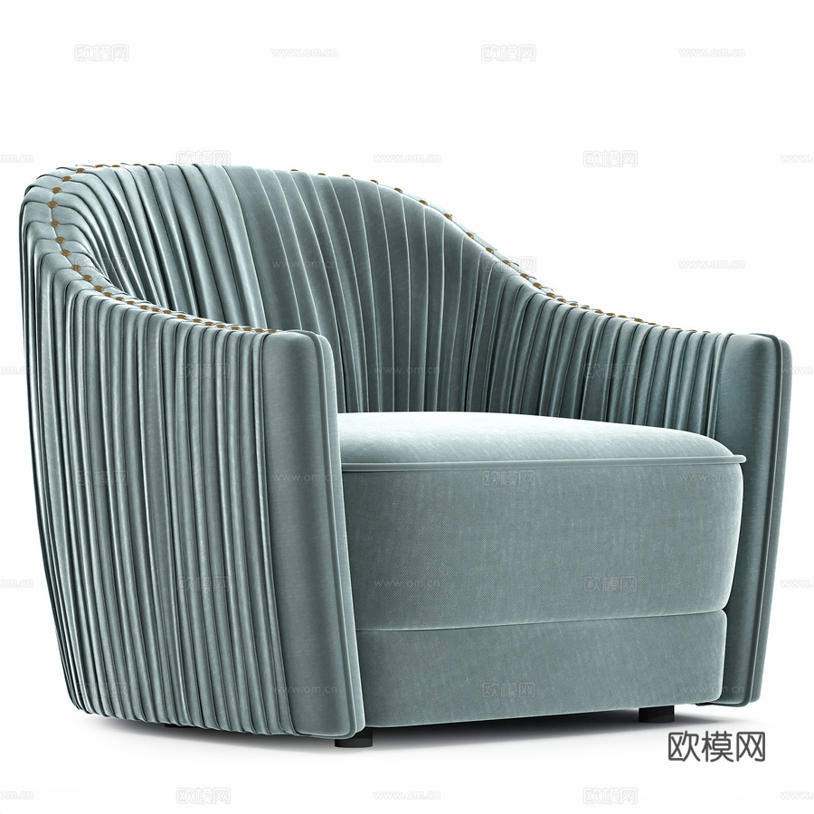 OM Alberobello扶手椅，Alexander Od3d模型下载