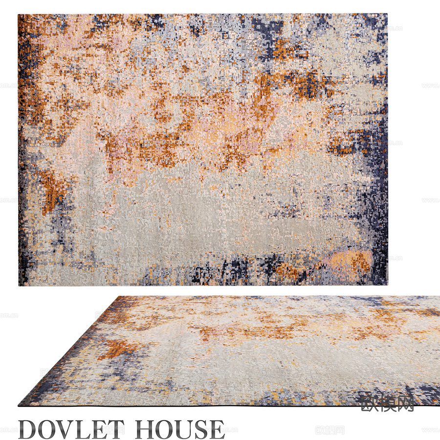 OM地毯DOVLETHOUSE(art.21834)3d模型