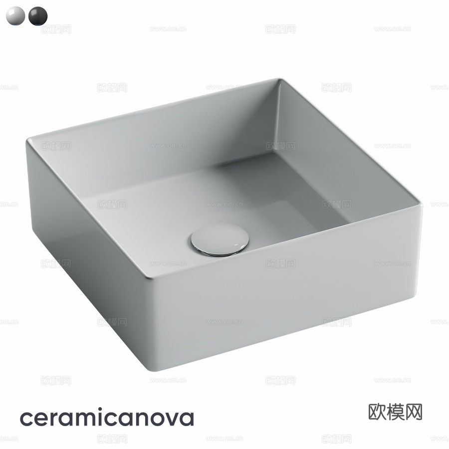 OM Element悬挂式水槽 361x361x130mm3d模型下载