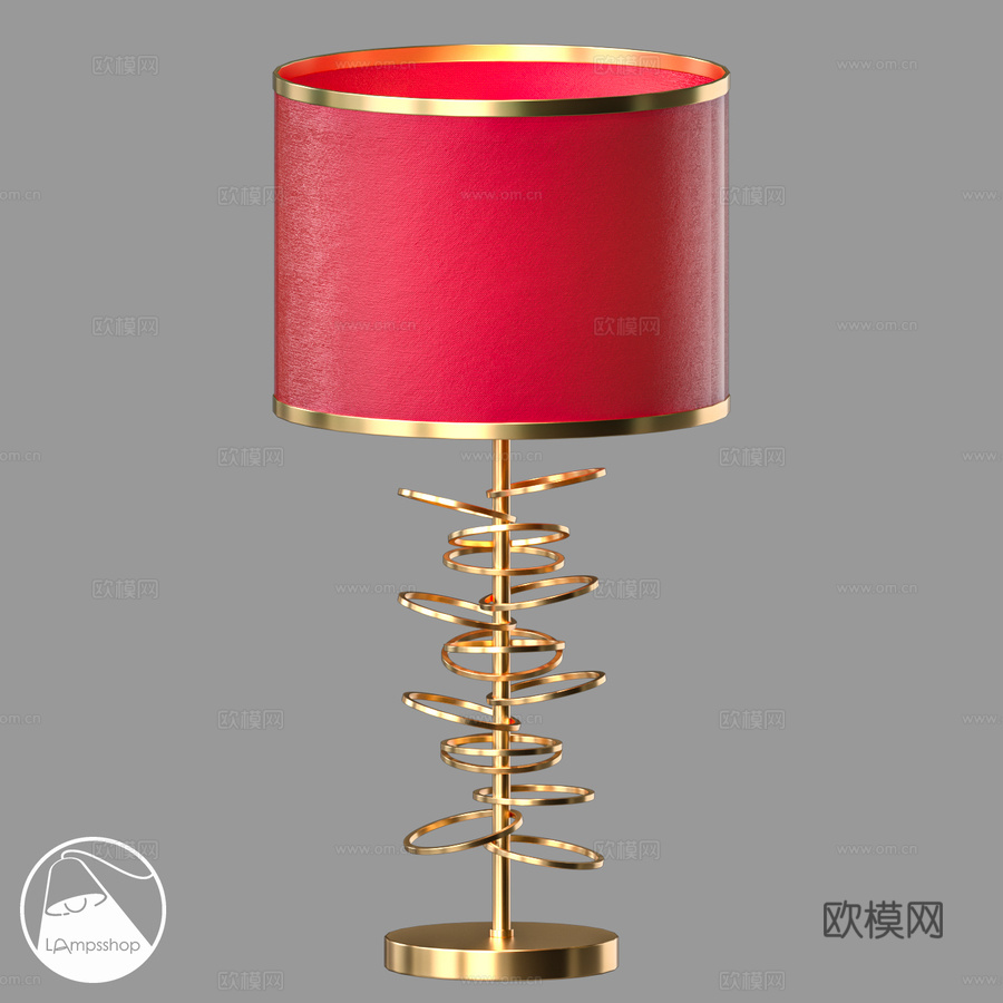 LampsShop.ru NL5143 台灯 Beloved3d模型下载