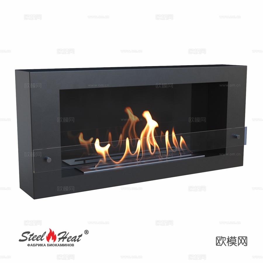 SteelHeat WALL LONG 120壁挂式生物壁炉3d模型下载