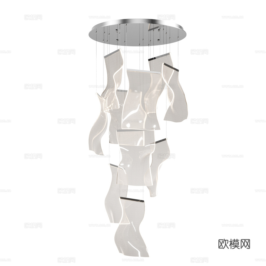 WERTMARK HANNA WE451.10.103吊灯3d模型下载