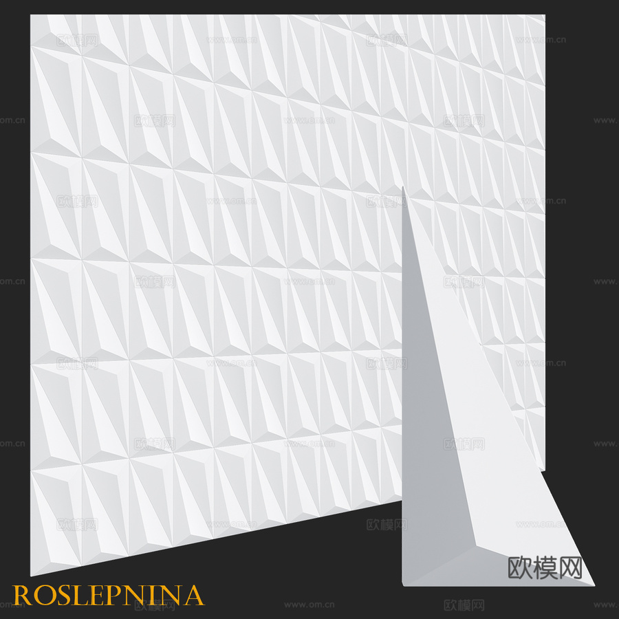 RosLepnina品牌LUNA 3D面板3d模型下载