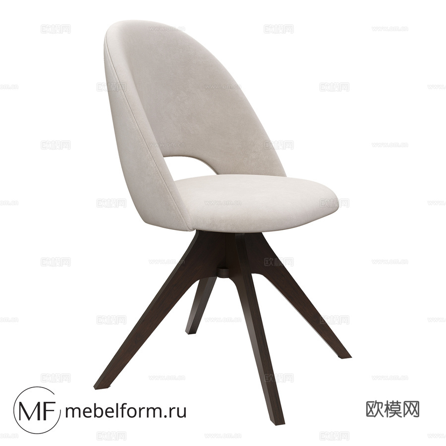 OM KUWAIT EASY 360° 餐椅3d模型下载