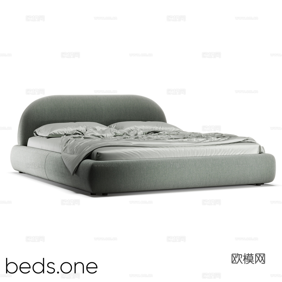 OM beds.one - Pulu床3d模型下载