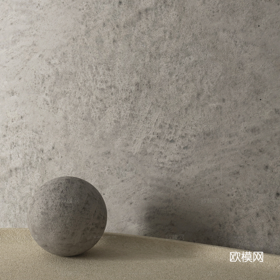 基于微水泥的装饰性涂层mka涂料3d模型下载