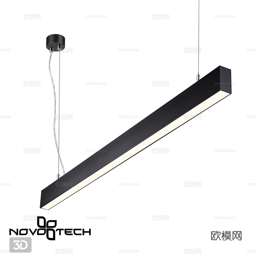 LED表面安装吊灯 Novotech OVER3d模型下载