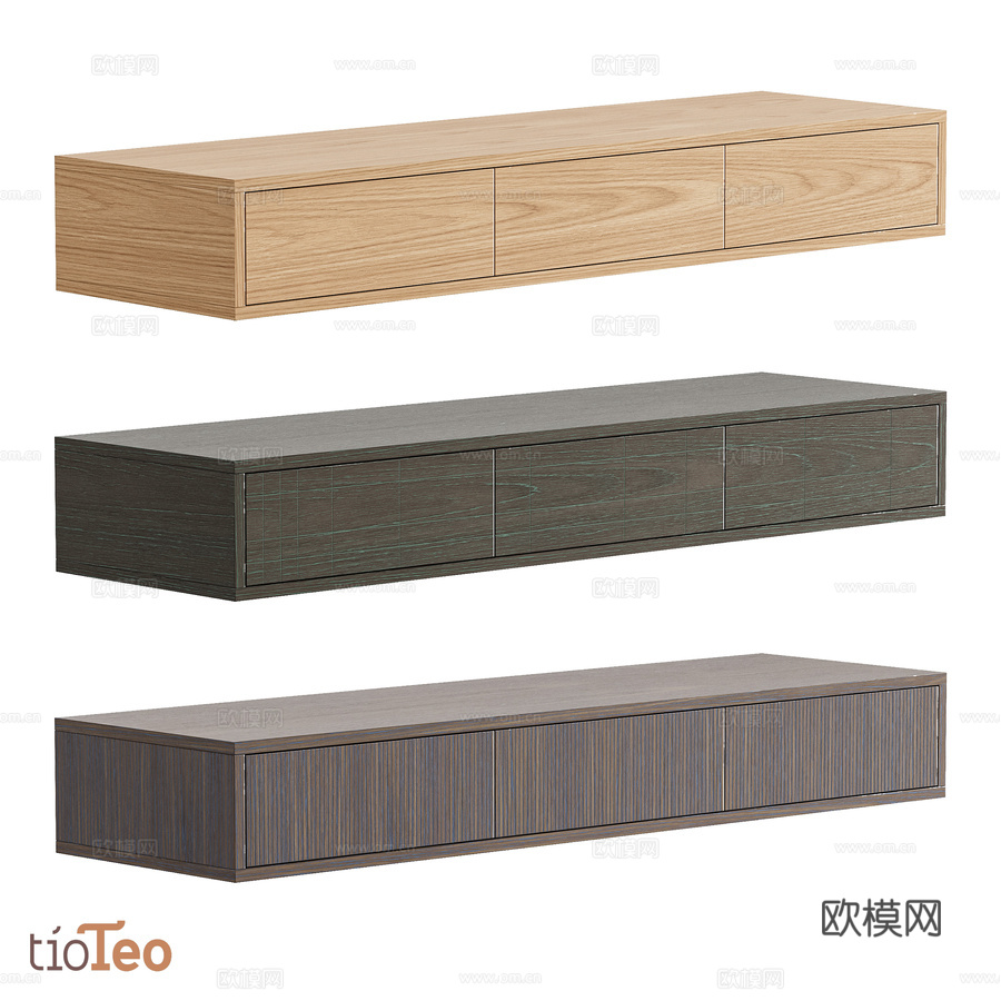 OM tioTeo Batten 2 壁挂式置物架3d模型下载