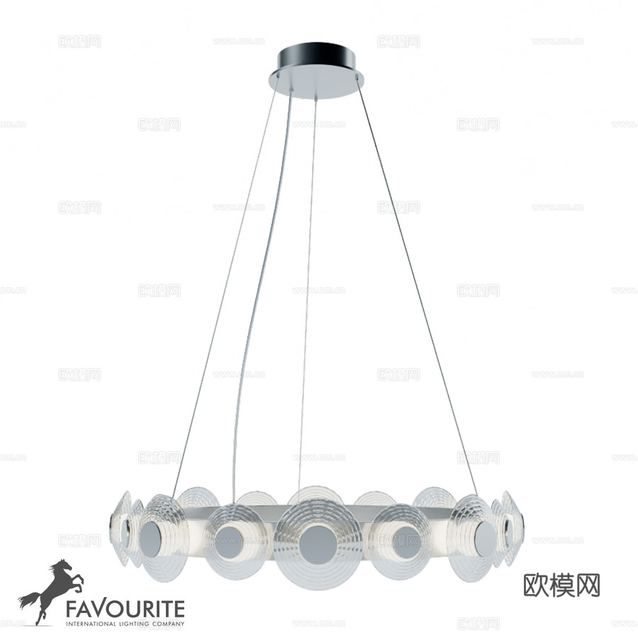吊灯Favourite 4643-16P3d模型下载