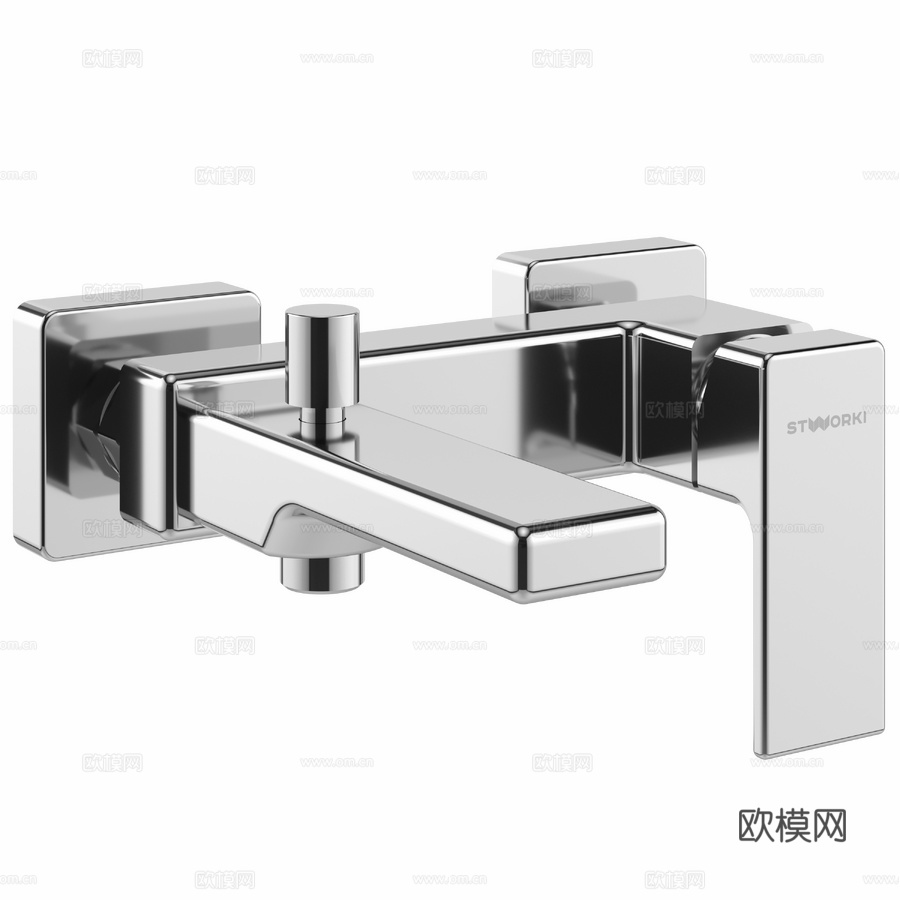 OM STWORKI Olten S39100CR c 浴缸3d模型下载