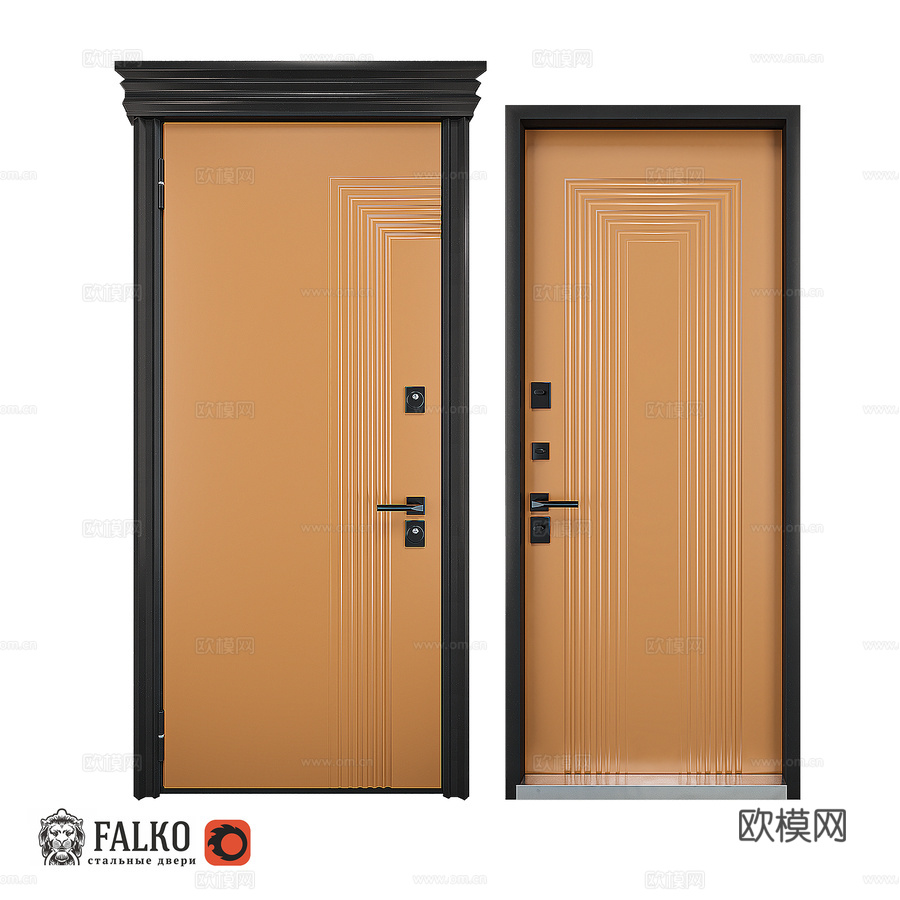 公寓门3d模型下载