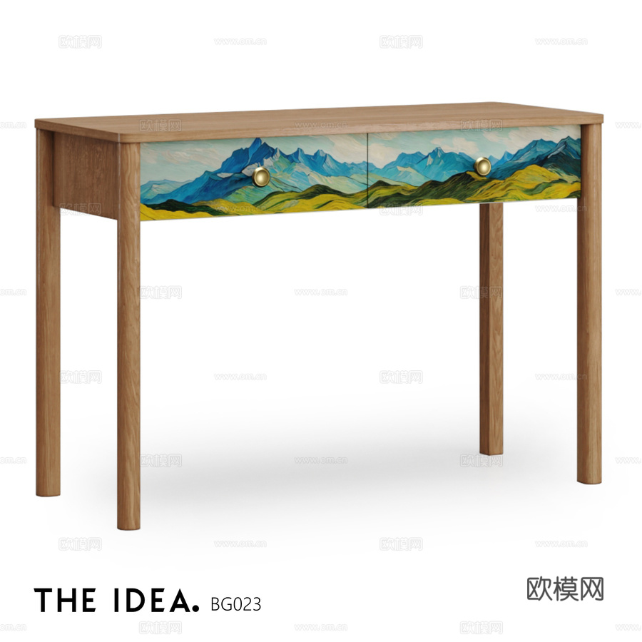 OM THE-IDEA 边几 BERGEN 0233d模型下载